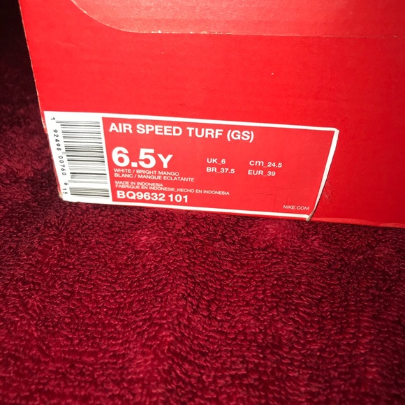 AIR speed TURF (GS) NIKES (worn only once )💕 - Picture 5 of 5